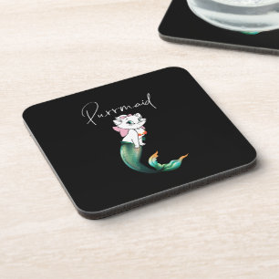 Schattige Kitten Purrmaid – Leuke Zeemeermin Cat D Bier Onderzetter
