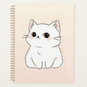 Schattige Kitten Weekly & Maandelijkse Planner (Voorkant)