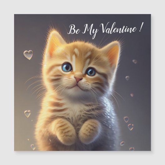 Schattige Kitten wil je Valentijn zijn (Voorkant)