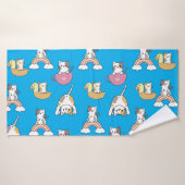 Schattige Kittenkatten Badhanddoek (Badhanddoek)