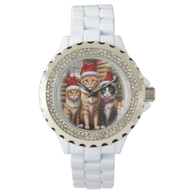 Schattige Kittens Horloge (Voorkant)