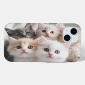 Schattige Kittens iPhone Case - Schattigee Cat Lov (Achterkant (horizontaal))