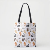 Schattige Kitty Cats Print Tote Bag (Voorkant)