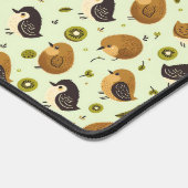 Schattige Kiwi vogelpatroon Bureaumat (Hoek)