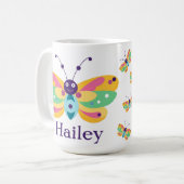 Schattige klein beestje koffiemok (Voorkant links)