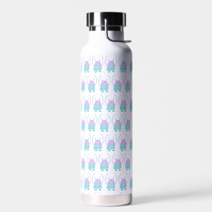 Schattige klein blauw monster waterfles