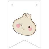 Schattige klein Dumpling Baby shower Vlaggetjes (Eerste vlag)