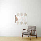 Schattige klein Dumpling Baby shower Wandkleed (In Situ (horizontaal))