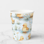 Schattige klein eendspatroon papieren bekers (Voorkant)