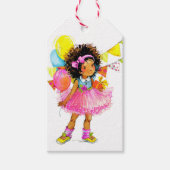 Schattige klein meisje cadeau Labels Cadeaulabel (Voorkant)