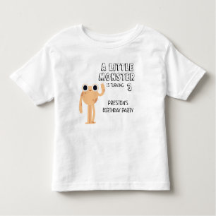 Schattige klein monster verjaardagsfeestje voor al kinder shirts