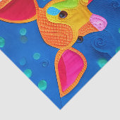 Schattige kleine Baby - Quilt-like design Tissuepapier (Detail)