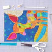 Schattige kleine Baby - Quilt-like design Tissuepapier (Craft)