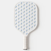 Schattige Kleine Bluebonnets Bloemen Dames Girly Pickleball Paddle (Achterkant)