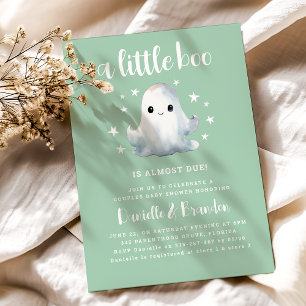Schattige Kleine Boo Halloween Baby Shower Kaart