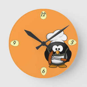 Schattige kleine Chef Pinguïn - Klok