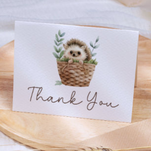 Schattige Kleine Egel Baby Shower Bedankkaart