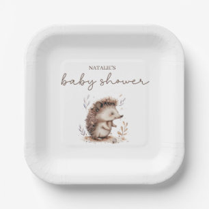 Schattige Kleine Egel Baby Shower Feest Papieren Bordje