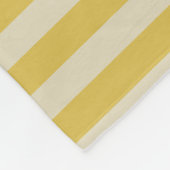 Schattige kleine engel op gouden strepen fleece deken (Hoek)