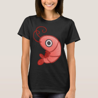 Schattige kleine garnalen t-shirt