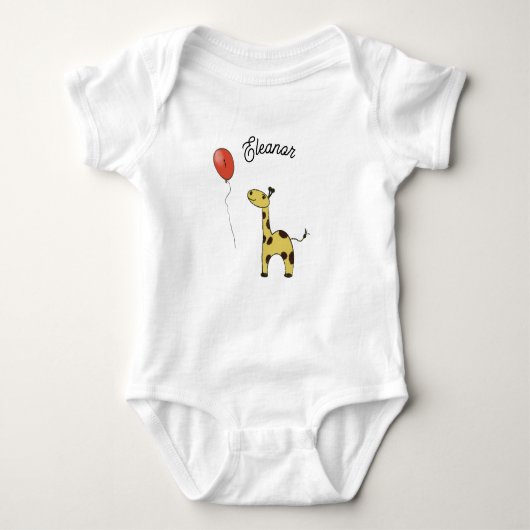 Schattige kleine giraffe romper (Voorkant)