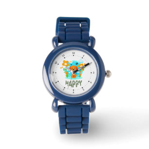 Schattige kleine hond horloge