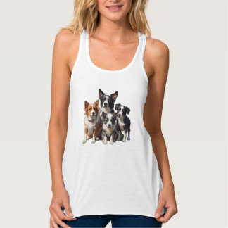 Schattige kleine honden tanktop