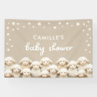 Schattige Kleine Lammetje Baby Shower