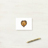 Schattige Kleine Leeuw Post-it® Notes (Op bureau)