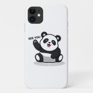 schattige kleine panda iPhone 11 hoesje