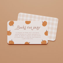 Schattige Kleine Pompoen Baby Shower Boeken voor B