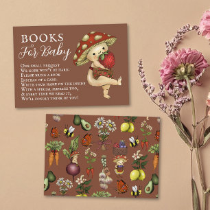 Schattige Kleine Spruit Boeken voor Baby Shower Ve Informatiekaartje