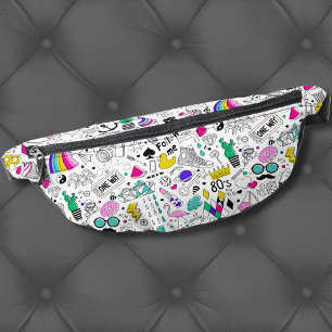 Schattige Kleurrijk 80s Pattern Heuptasje