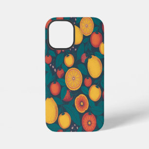 Schattige kleurrijk fruitpatroon – leuk zomerontwe iPhone 12 mini hoesje