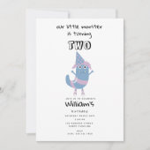 Schattige kleurrijk Monsters Grappig Kids Verjaard Kaart (Voorkant)