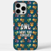 Schattige kleurrijk uilenpatroon Kies achtergrondk Case-Mate iPhone Case (Achterkant)