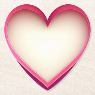 Schattige Kleurrijk Valentijnsdag hart Kartonnen Onderzetters