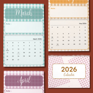 Schattige & Kleurrijke 2026 Agenda Kalender