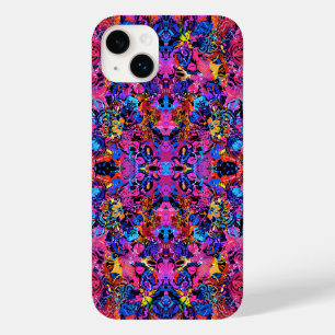 Schattige kleurrijke abstracte bloemmotieven Case-Mate iPhone 14 plus hoesje