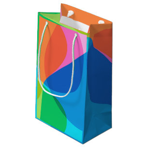 Schattige Kleurrijke Abstracte Geometrische Regenb Klein Cadeauzakje