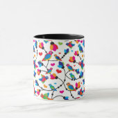 schattige, kleurrijke papegaaivogel mok (Midden)