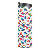 schattige, kleurrijke papegaaivogel thermosbeker (Geroteerd rechts)