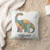 Schattige Kleurrijke Patchwork Dinosaurus Kussen (Deken)