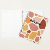 Schattige kleurrijke stenen planner (Display)