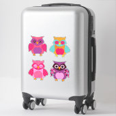 Schattige kleurrijke Valentijn Sticker (Koffer)