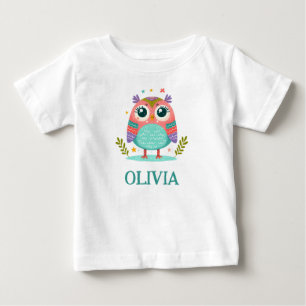 Schattige Kleurrijke Whimsical Baby Uil