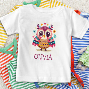 Schattige Kleurrijke Whimsical Baby Uil