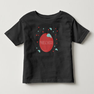 Schattige kleuterschool Terug naar school Appel Kinder Shirts