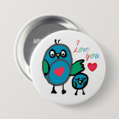 schattige knoppenbadge ronde button 7,6 cm (Voorkant /achterkant)