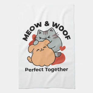 Schattige knuffel voor katten en honden - Meow & W Theedoek